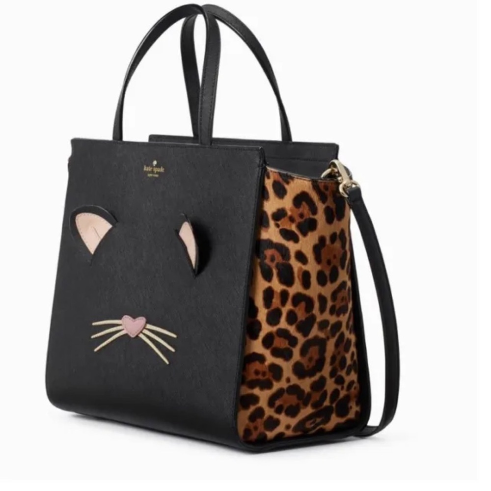 NWT Kate Spade Leopard Hayden Run Wild Tote Bag